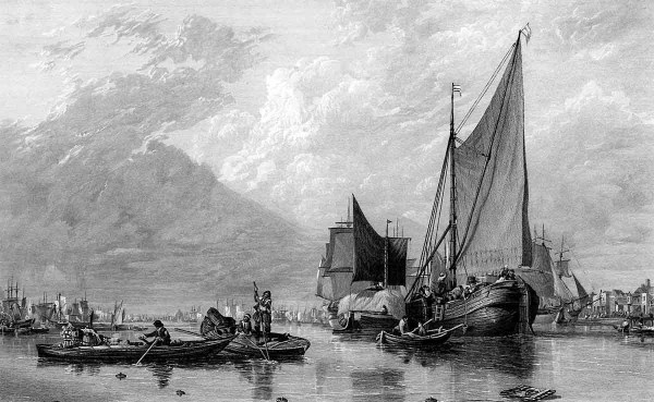 Pool-of-the-Thames in the 19th century.