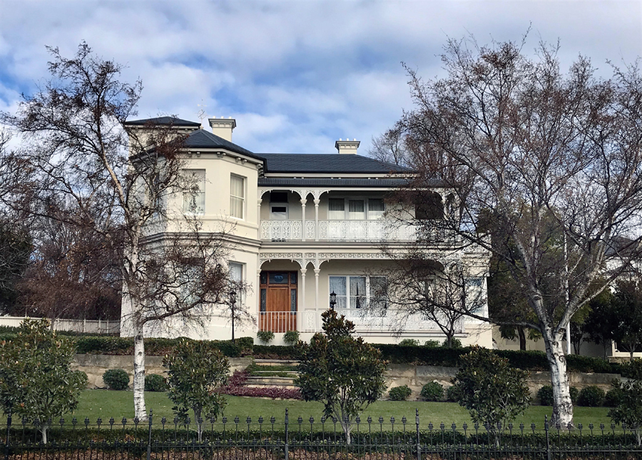 Hobart Town mansion, built in 1828.